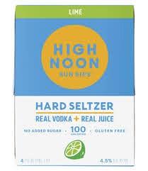High Noon - Lime Vodka & Soda (4Pk) (355ml) (355ml)