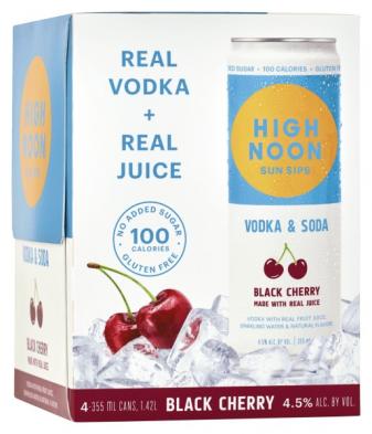 High Noon - Sun Sips Black Cherry Vodka & Soda (4Pk) (355ml) (355ml)