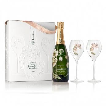 Perrier Jouet - Cuvee Belle Epoque Two Glass Gift Set 2014 (750ml) (750ml)