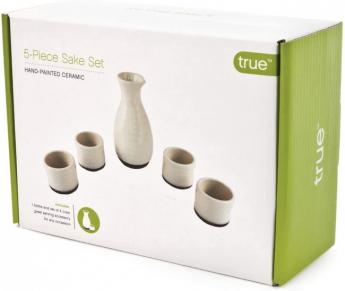 True Brands - 5 Piece Ceramic Sake Set