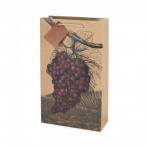Wine Gift Bag - Grapes Double(Fits 2BT) 0